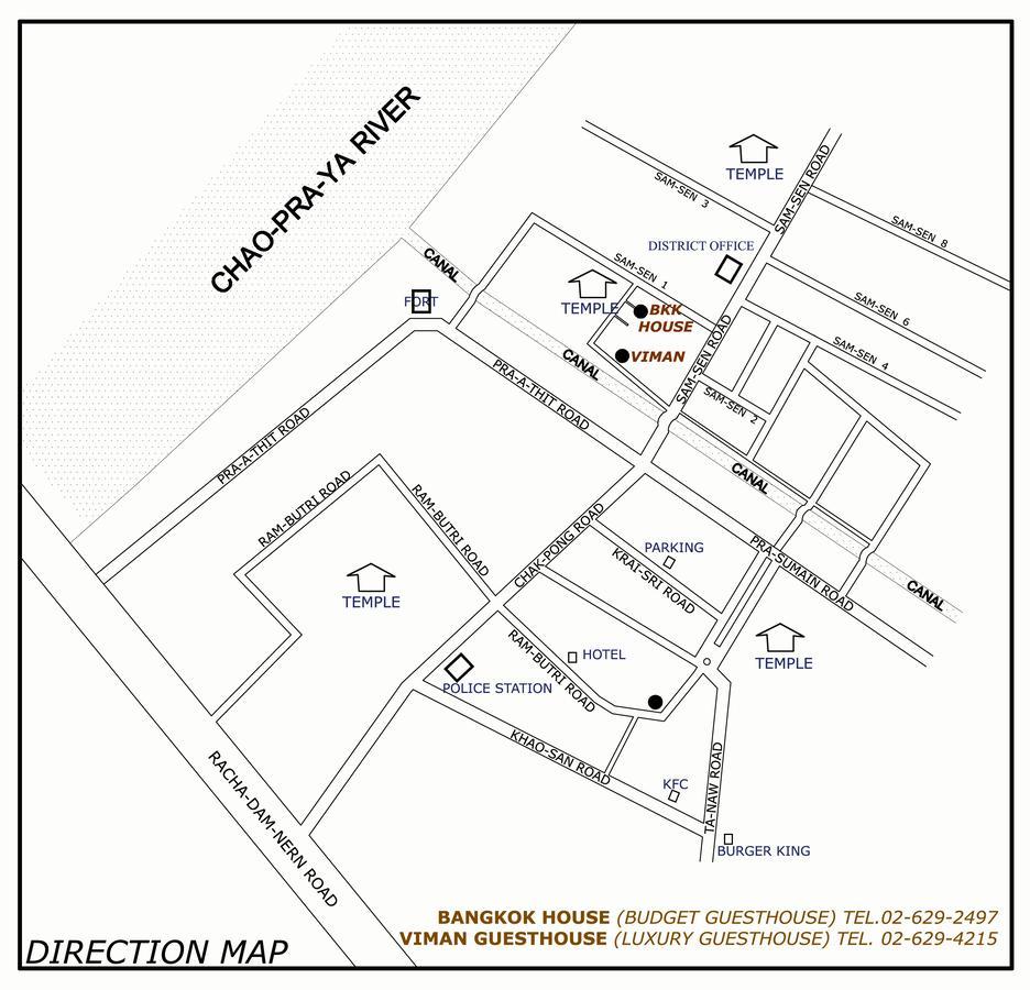 Auberge de jeunesse Bangkok House à Phra Nakon Extérieur photo
